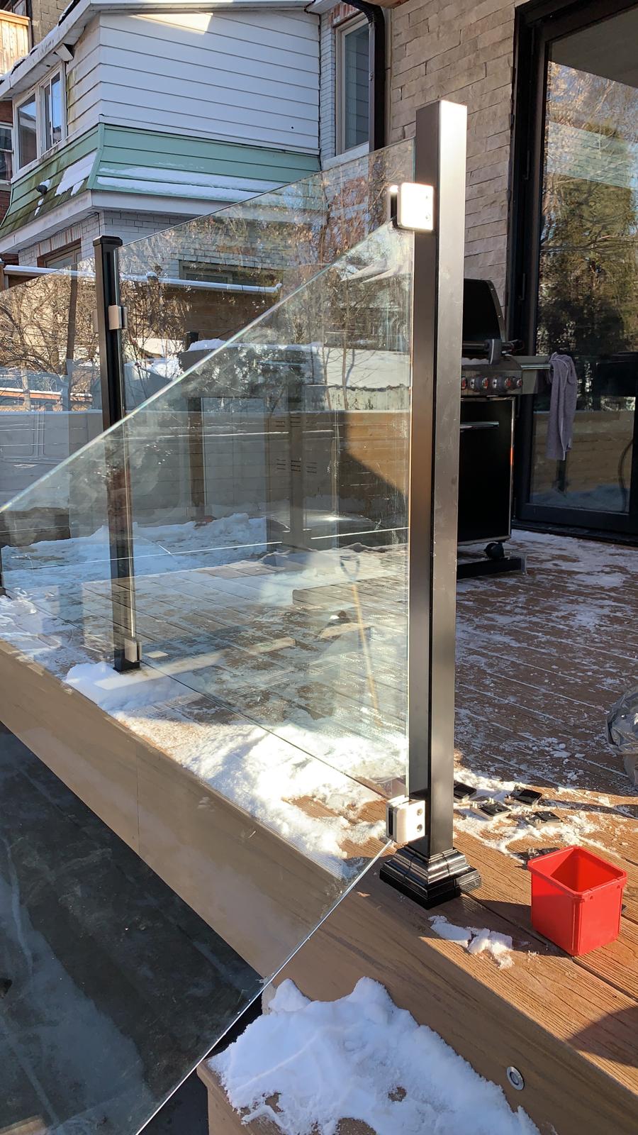 Spigot Glass Deck Railings Deck Railings Canada We Manufacture!