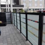 privacy glass railings canada