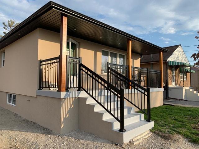 aluminum picket balcony railings